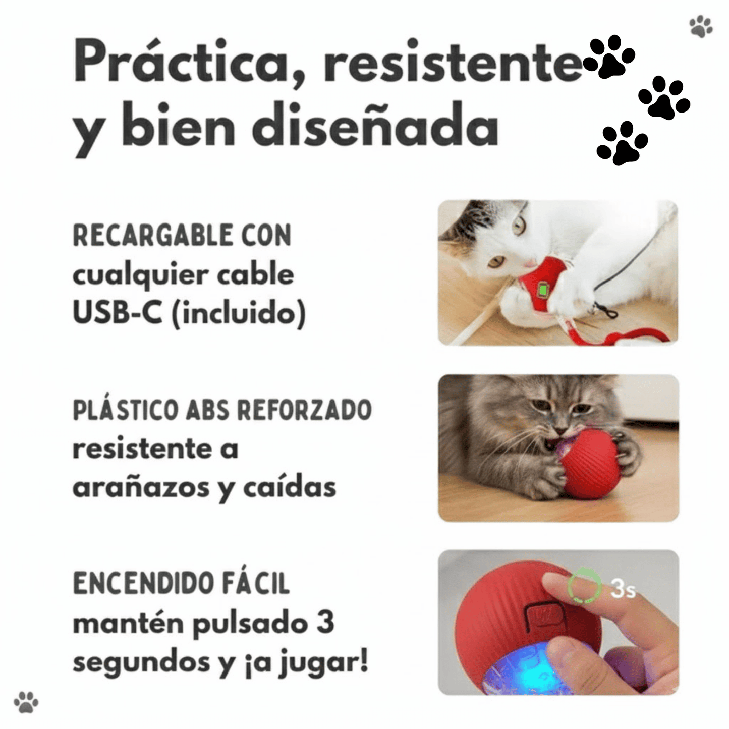 La Pelota MiauBall™ - Diversión Ilimitada para tu gato