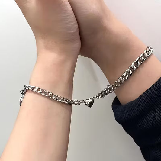 ❤️ Pulsera Magnética de Corazón – AMULETO DE AMOR ETERNO