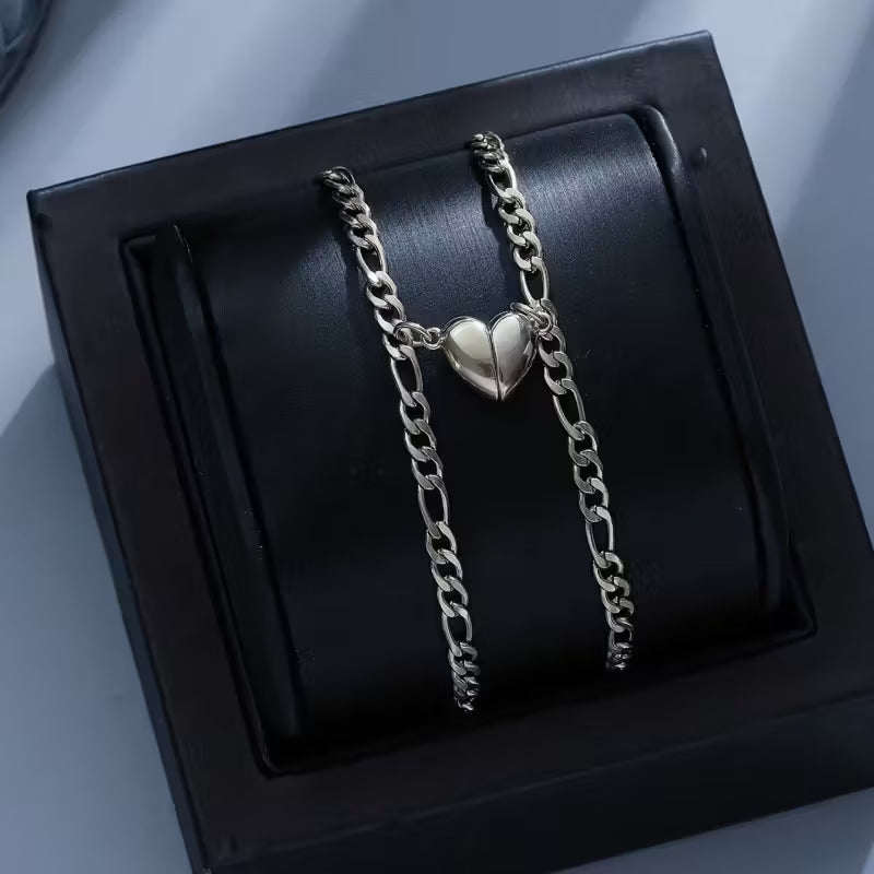❤️ Pulsera Magnética de Corazón – AMULETO DE AMOR ETERNO